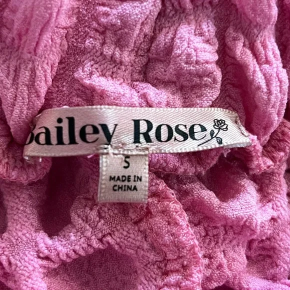 Bailey Rose Vibrant Pink Bubble Texture Puffy Pants - Picture 6 of 12